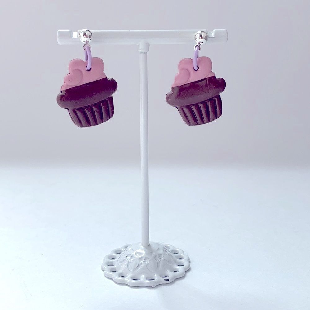 🧁Super Cute Cupcake Clay Earrings Hypoallergenic